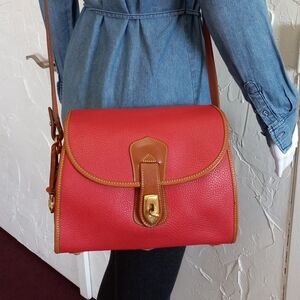 Dooney & Bourke, mid 1990s AWL, Arrowhead Essex, Red & Tan